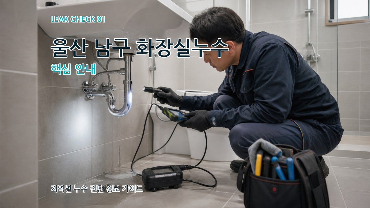 울산 남구 화장실누수