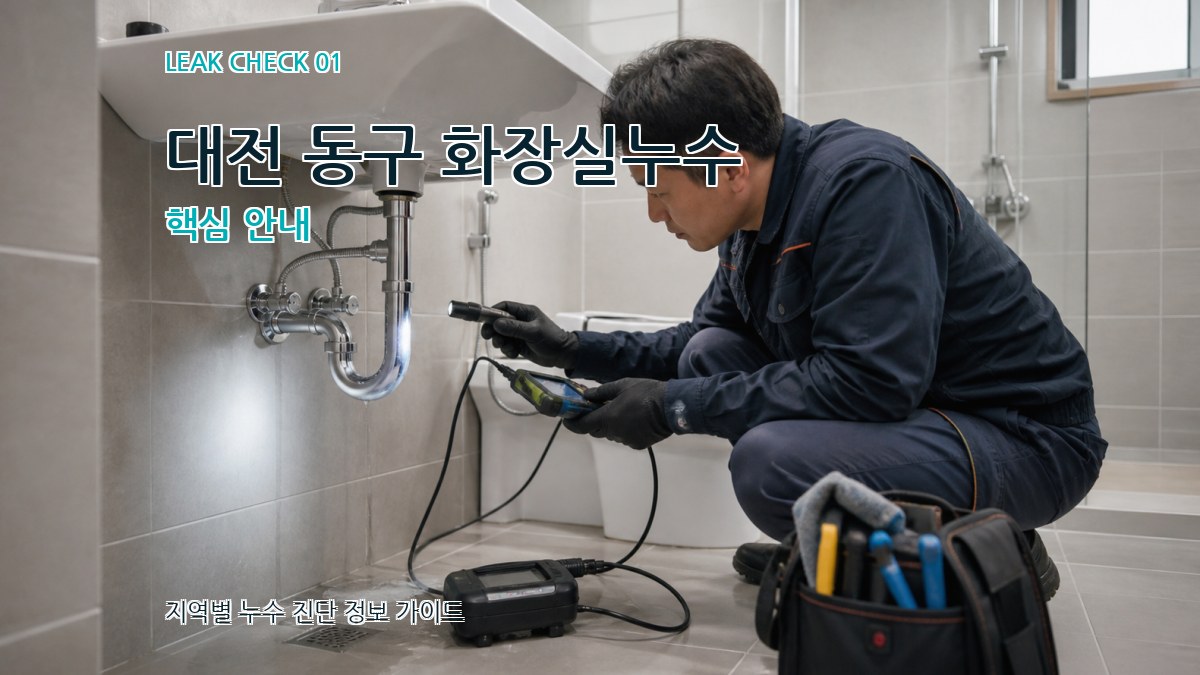 대전 동구 화장실누수