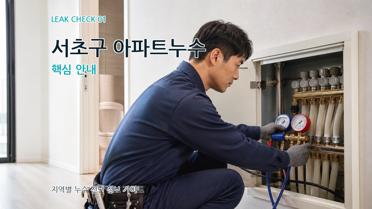 서초구 아파트누수