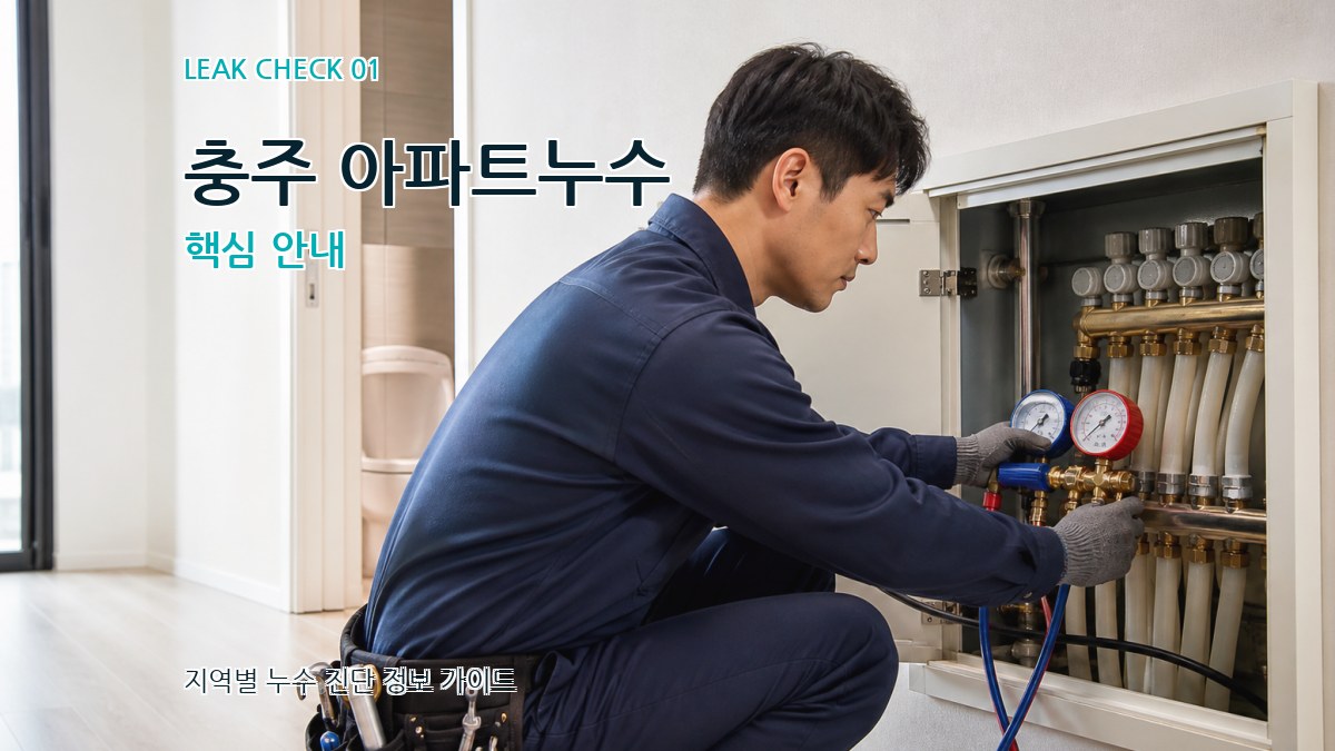 충주 아파트누수