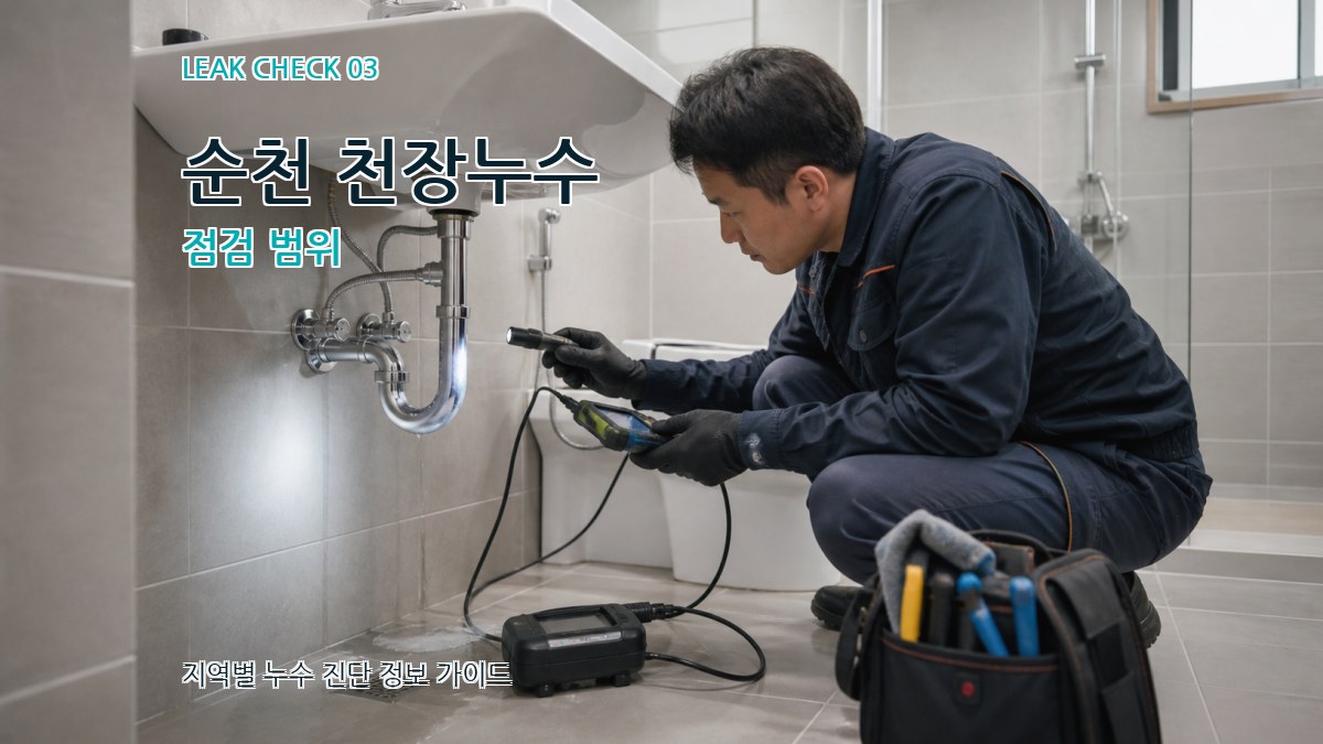 순천 천장누수 점검 범위
