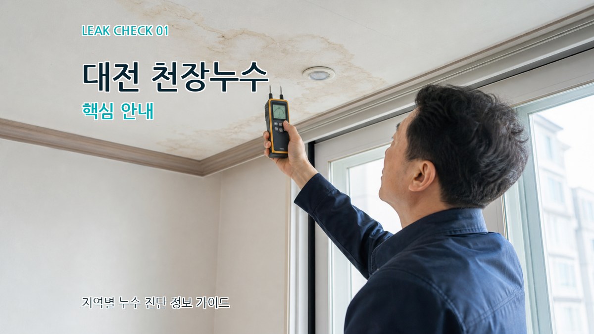 대전 천장누수
