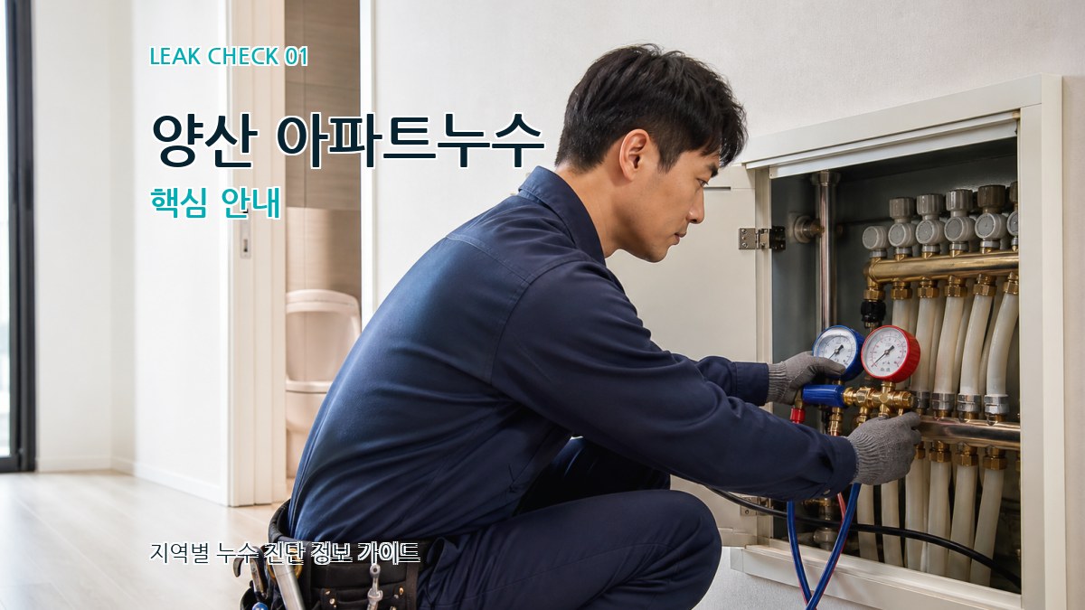 양산 아파트누수