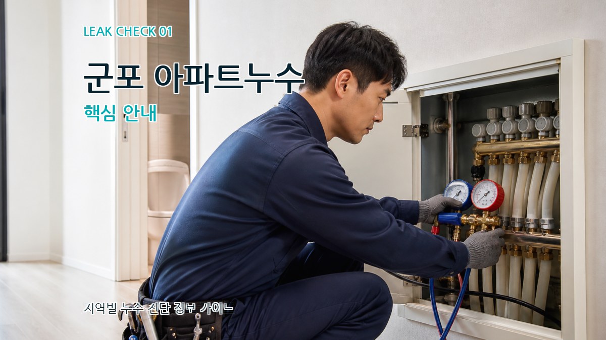 군포 아파트누수