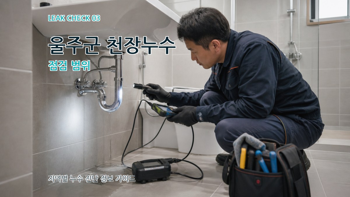 울주군 천장누수 점검 범위
