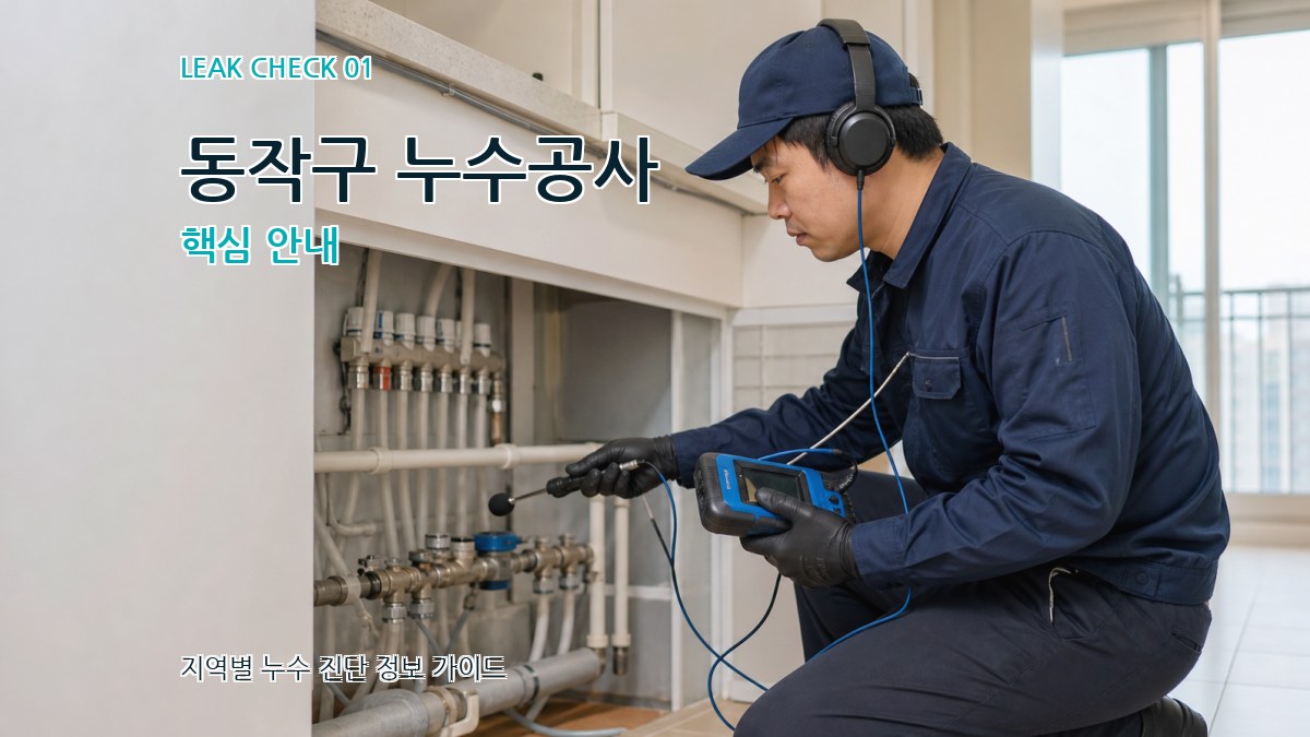 동작구 누수공사