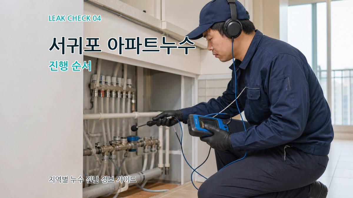 서귀포 아파트누수 진행 순서