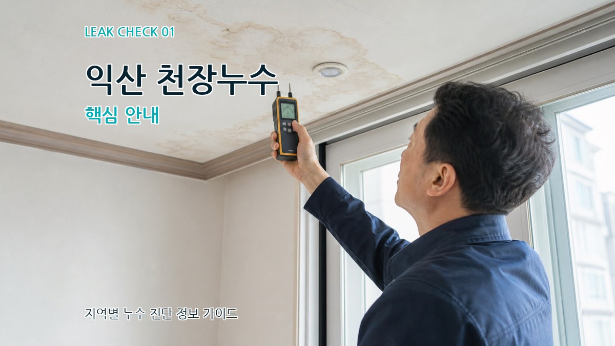 익산 천장누수