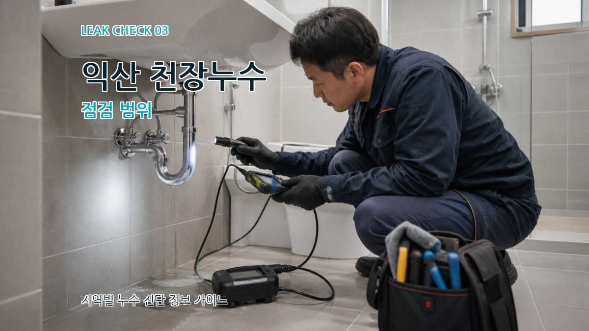 익산 천장누수 점검 범위