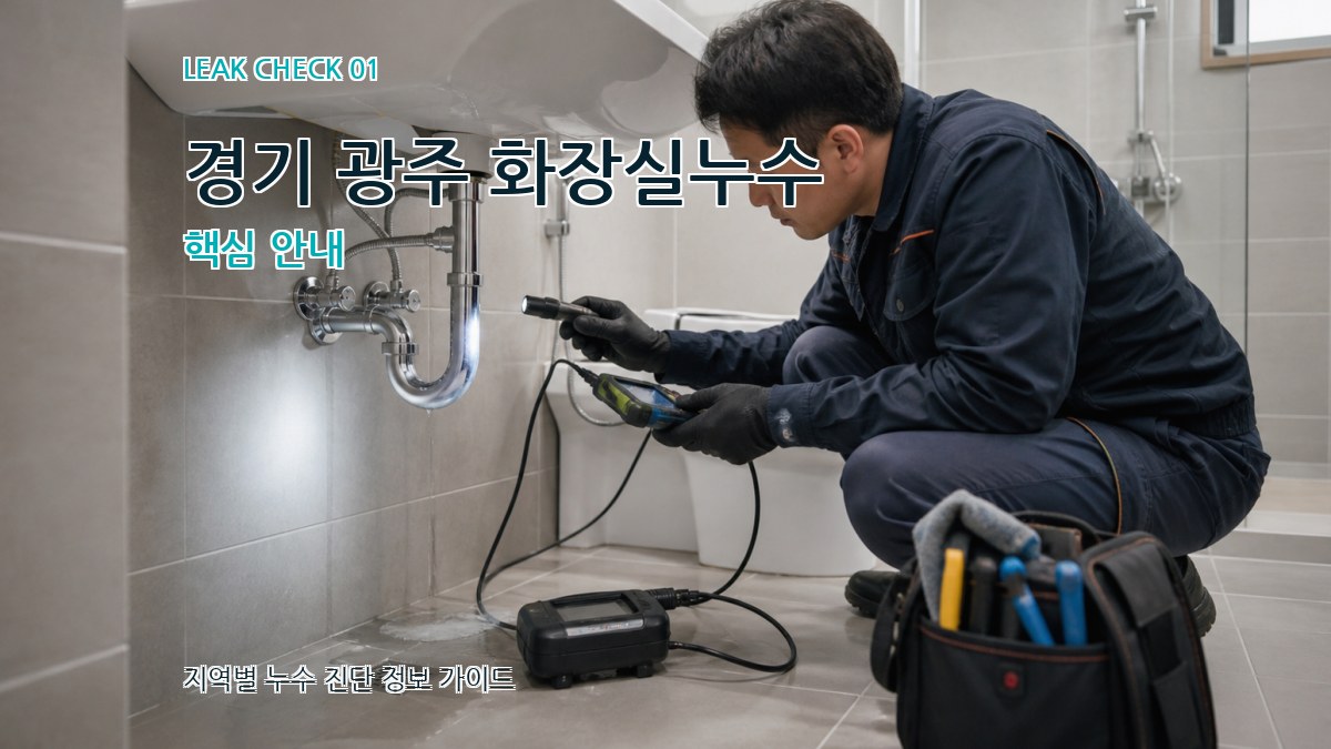 경기 광주 화장실누수