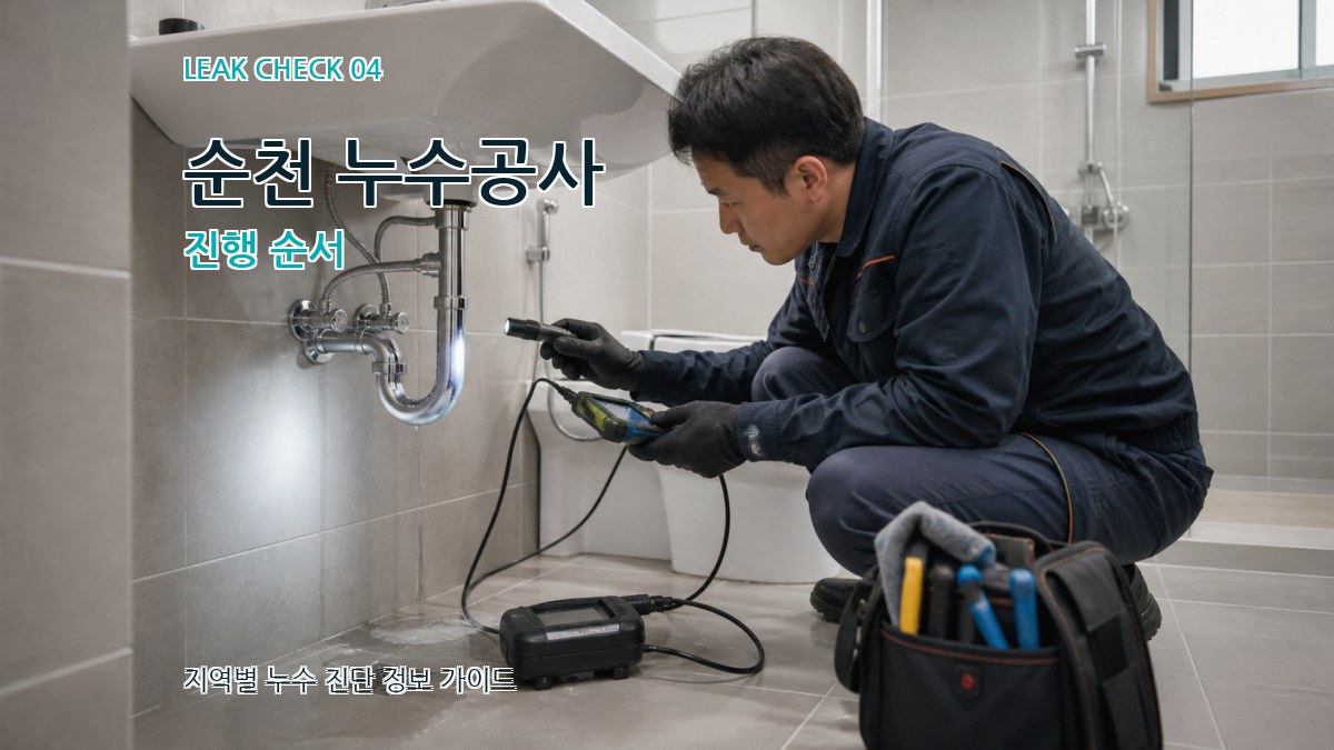 순천 누수공사 진행 순서