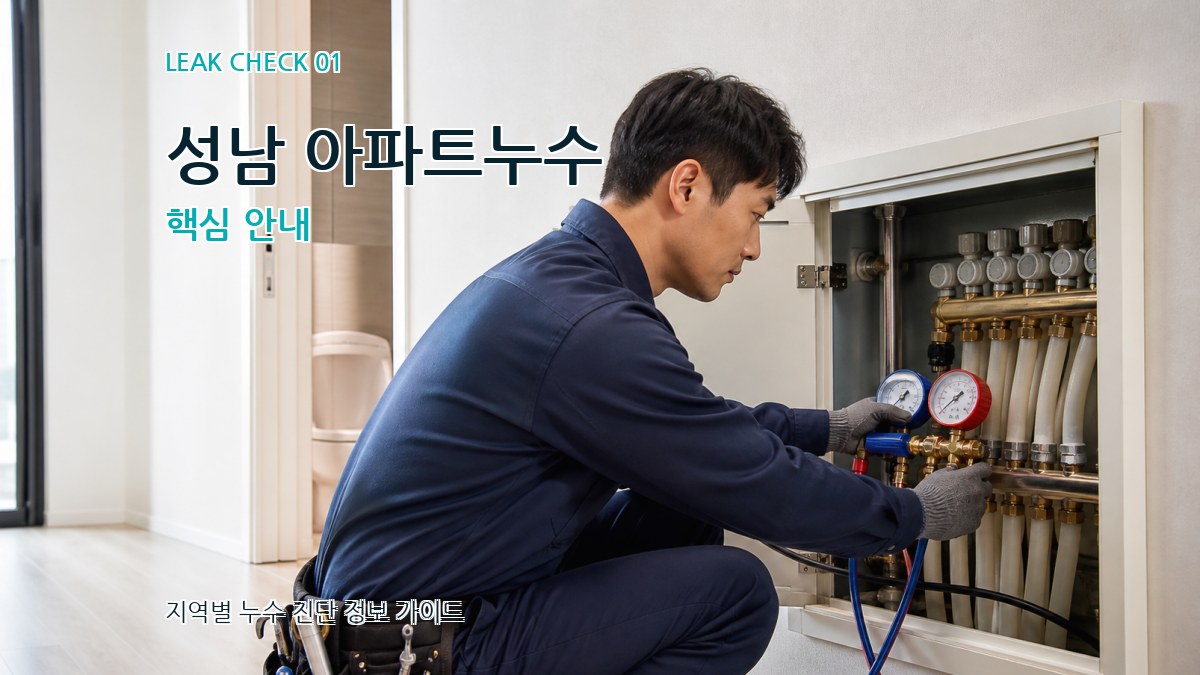 성남 아파트누수