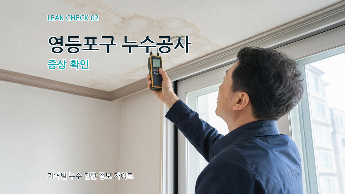 영등포구 누수공사 증상 확인