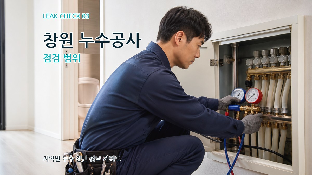 창원 누수공사 점검 범위