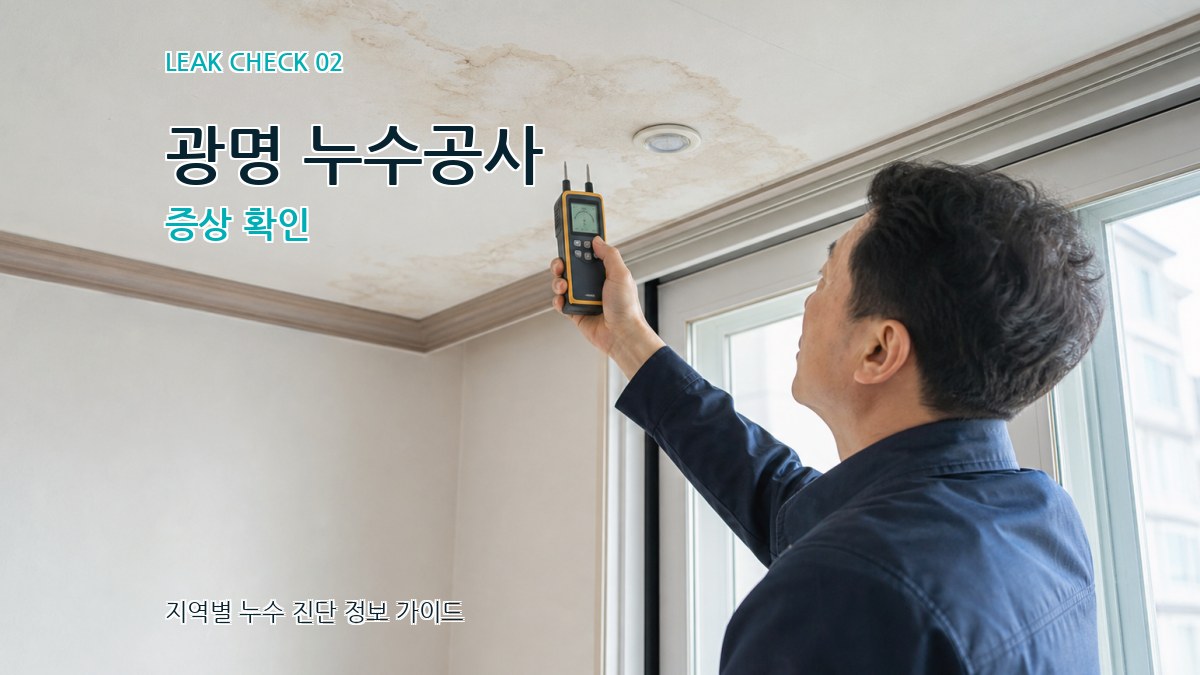 광명 누수공사 증상 확인