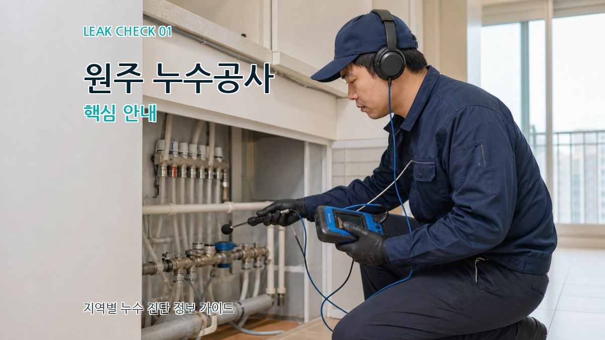 원주 누수공사