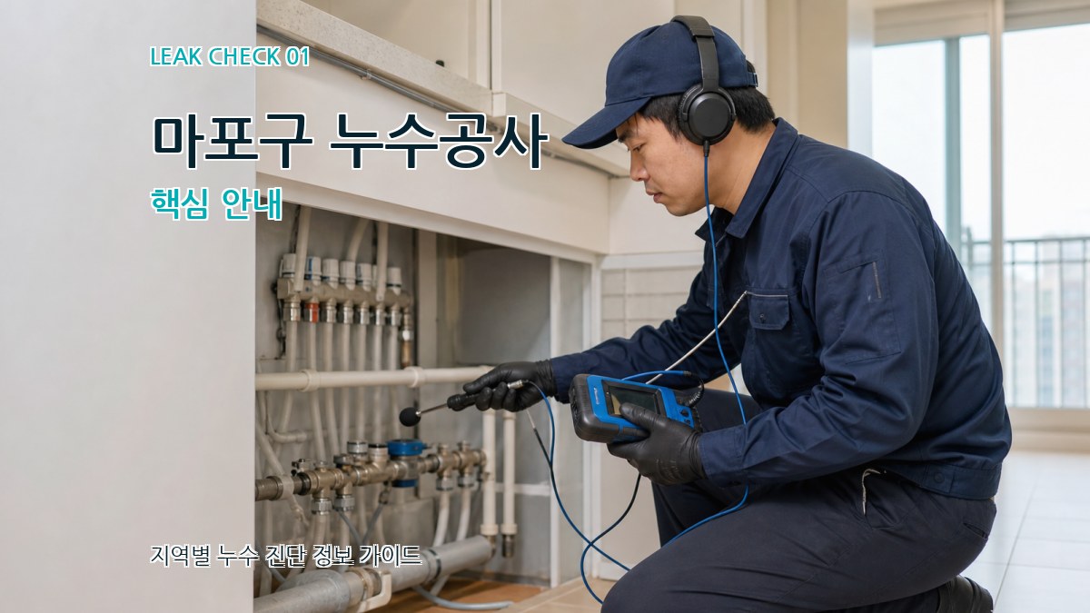 마포구 누수공사