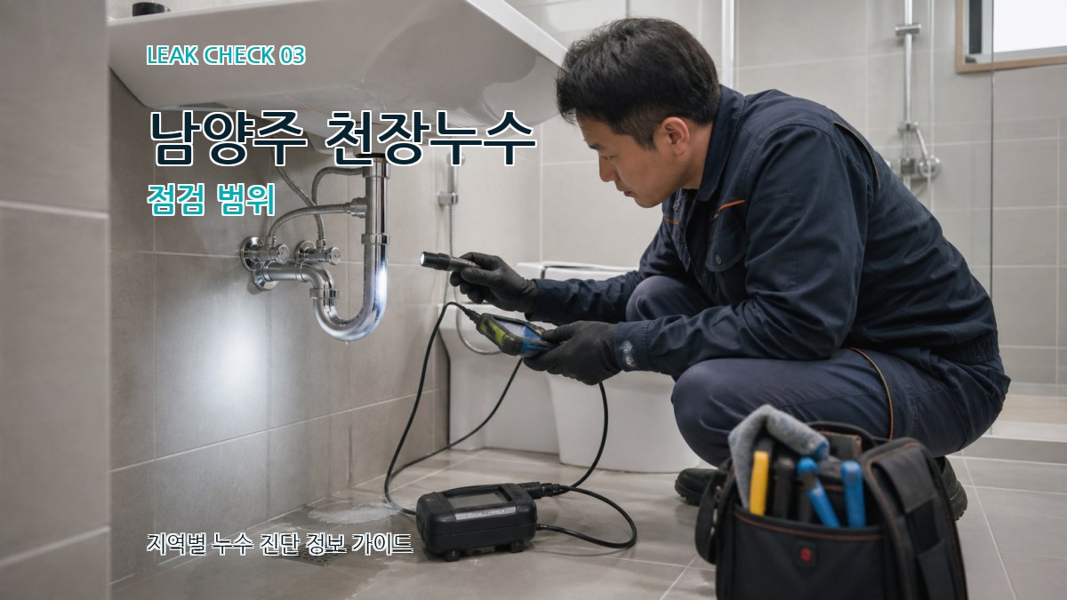 남양주 천장누수 점검 범위