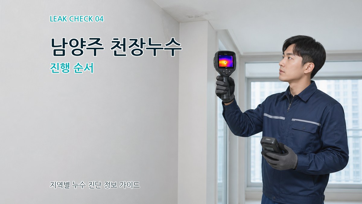 남양주 천장누수 진행 순서