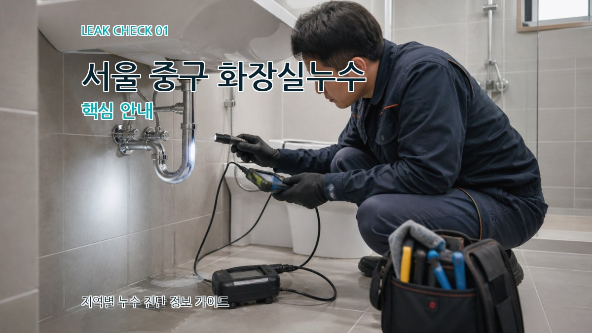 서울 중구 화장실누수