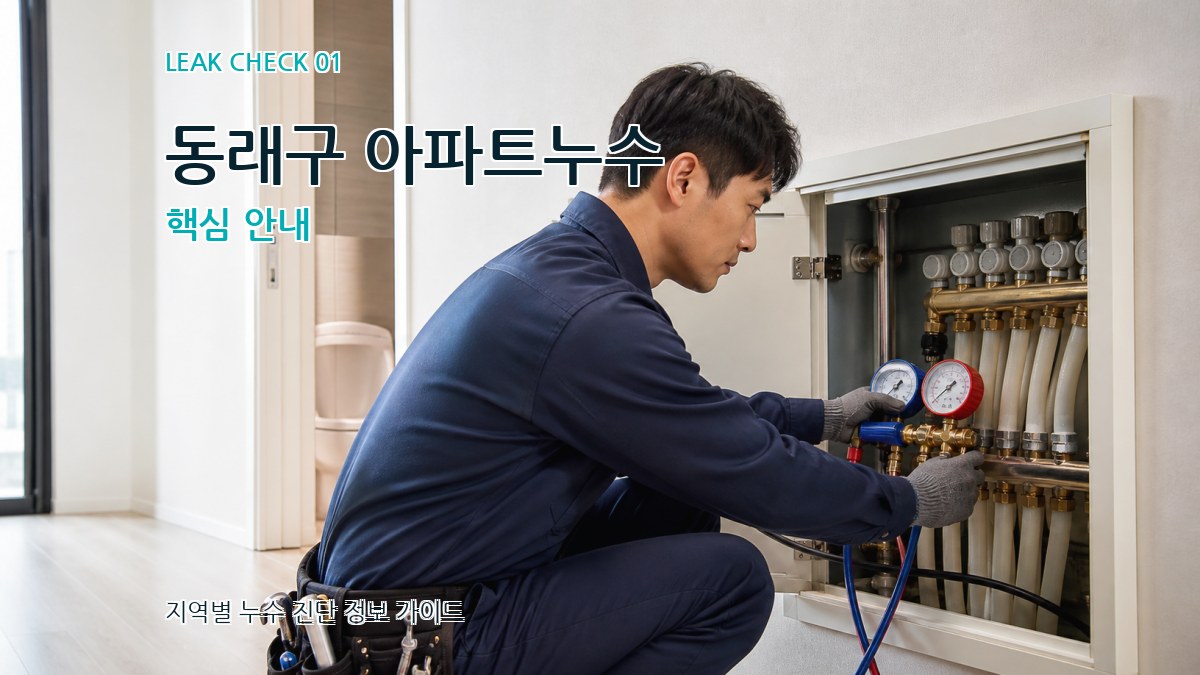 동래구 아파트누수