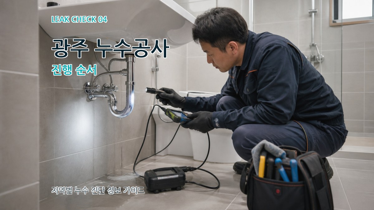 광주 누수공사 진행 순서