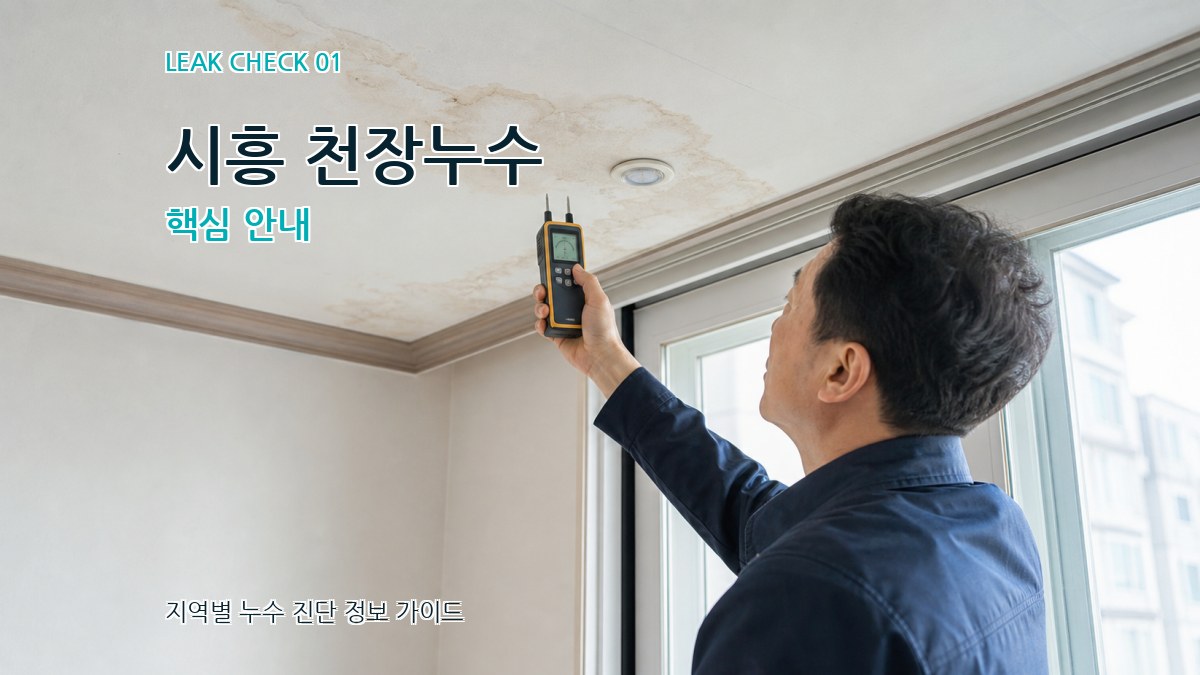 시흥 천장누수