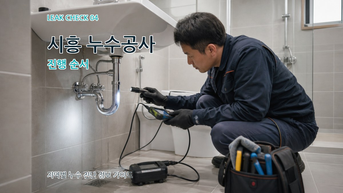 시흥 누수공사 진행 순서