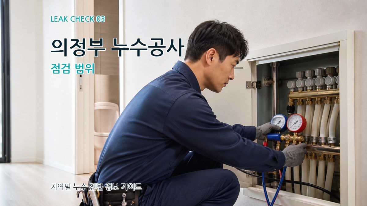 의정부 누수공사 점검 범위