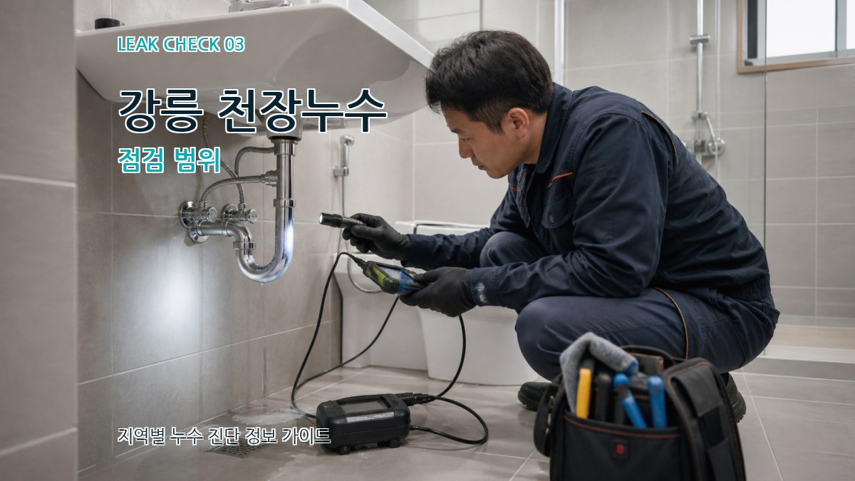 강릉 천장누수 점검 범위