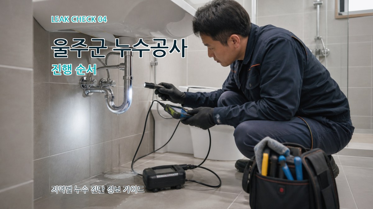 울주군 누수공사 진행 순서