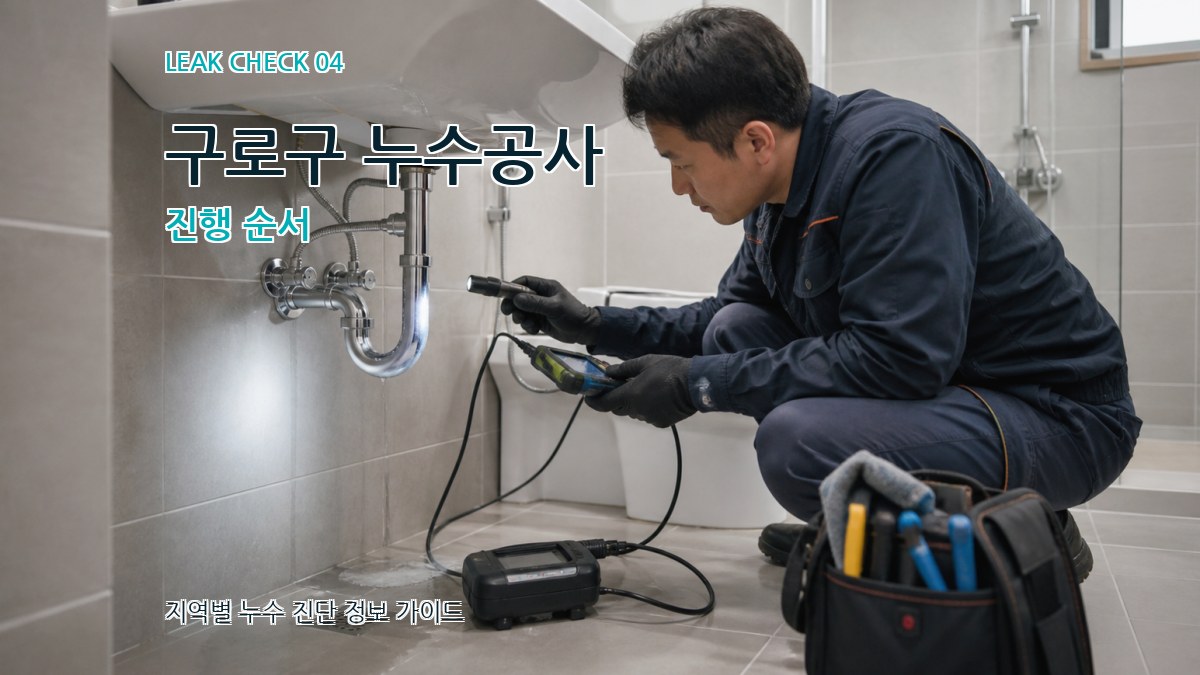 구로구 누수공사 진행 순서