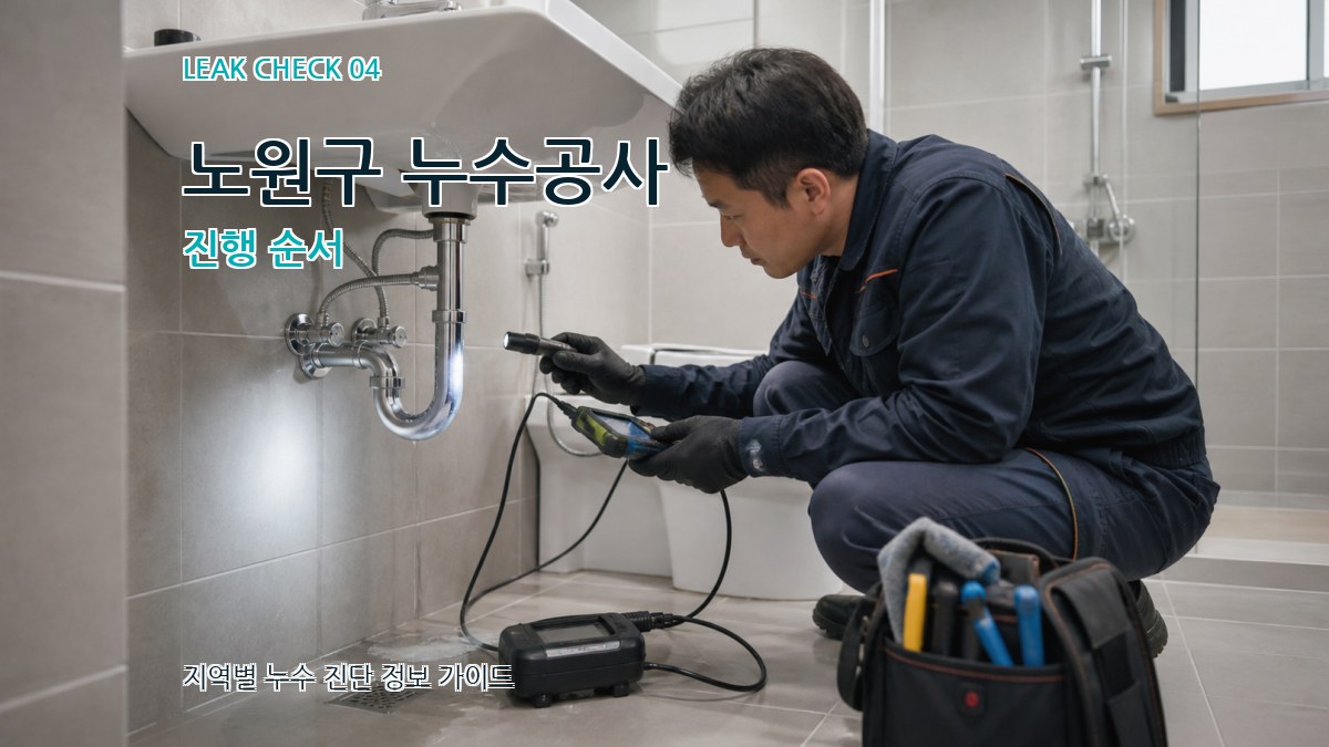 노원구 누수공사 진행 순서
