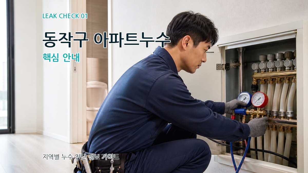 동작구 아파트누수
