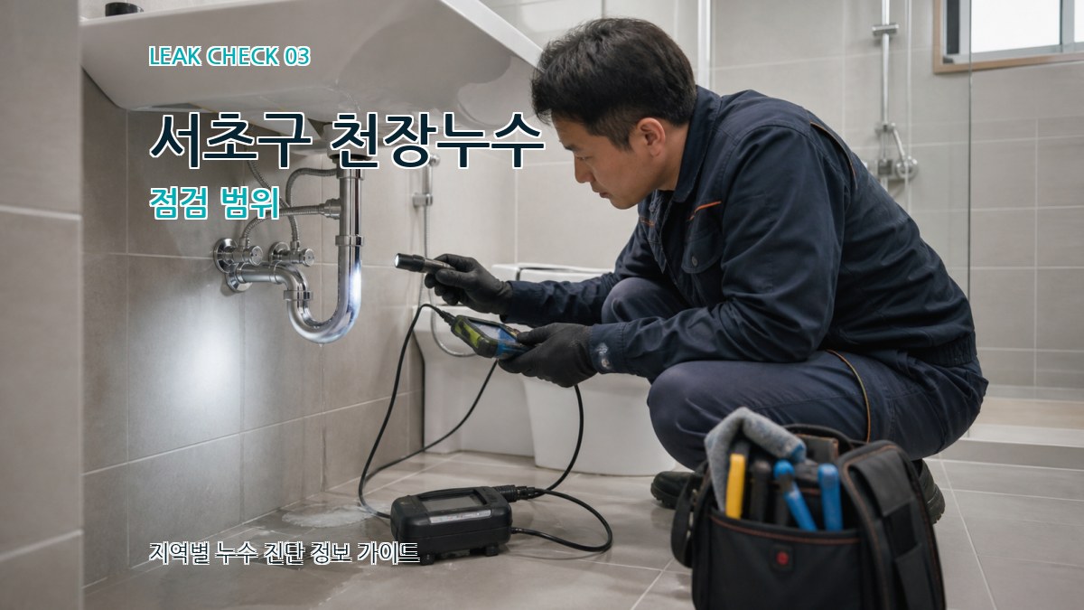 서초구 천장누수 점검 범위