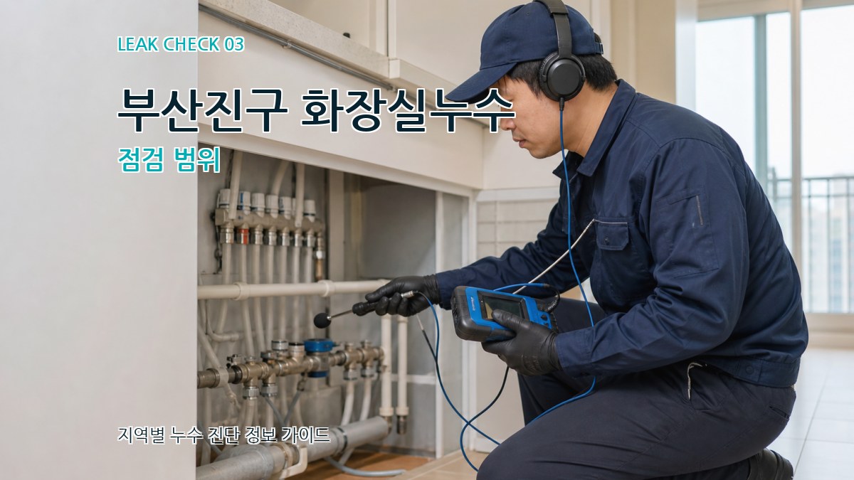 부산진구 화장실누수 점검 범위