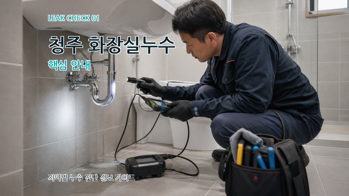 청주 화장실누수