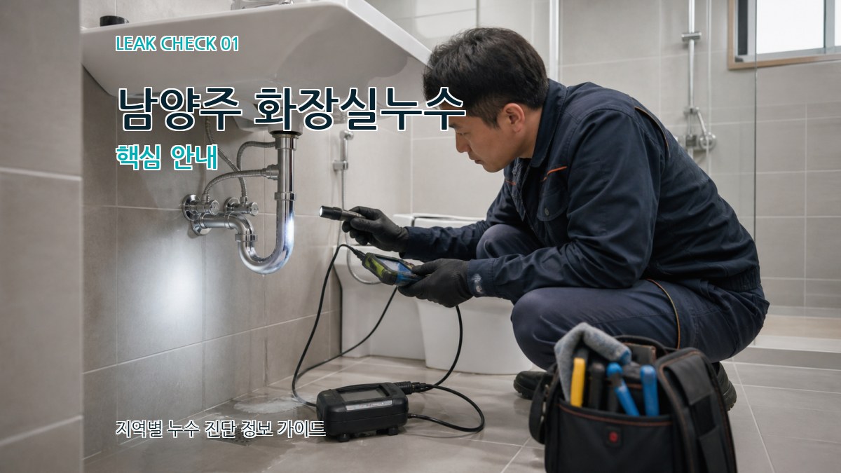 남양주 화장실누수