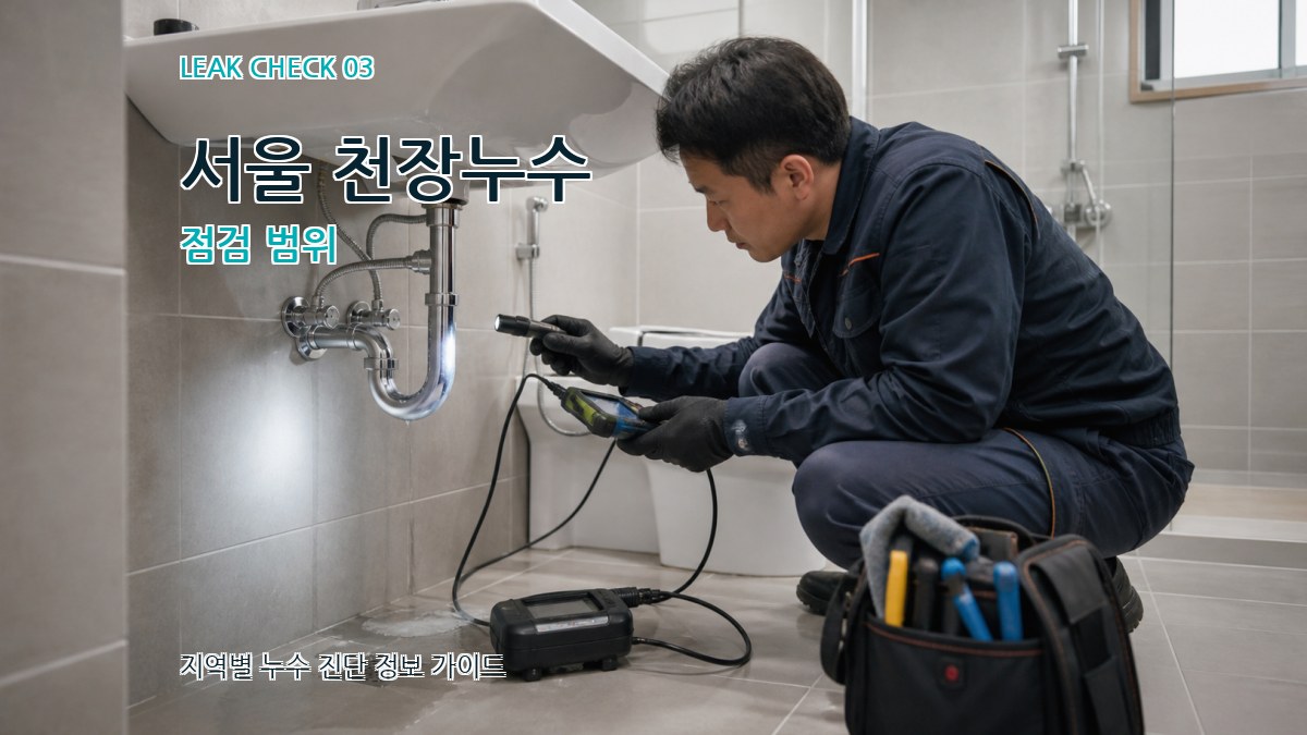 서울 천장누수 점검 범위