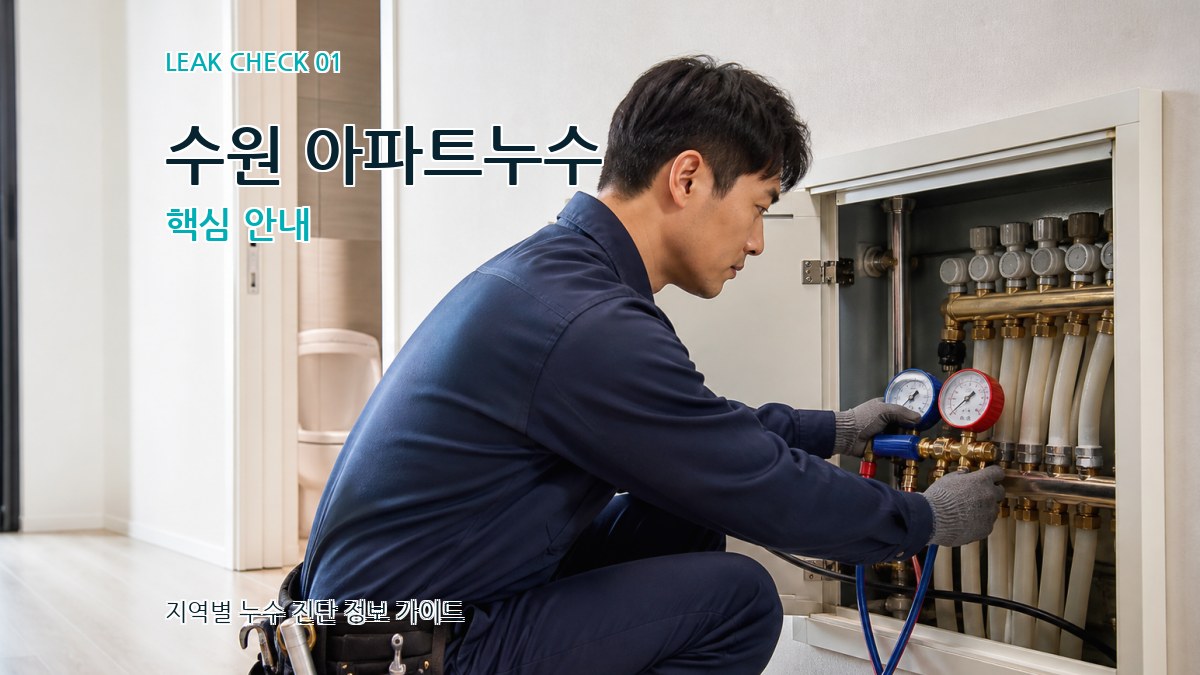 수원 아파트누수