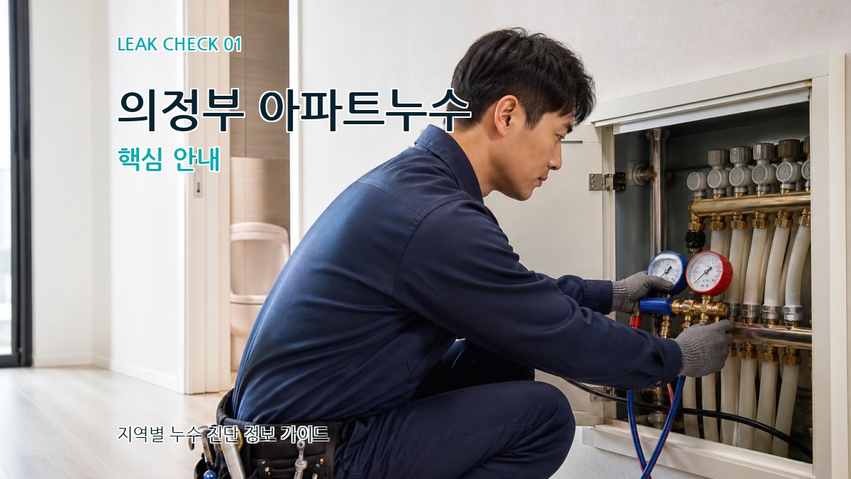 의정부 아파트누수