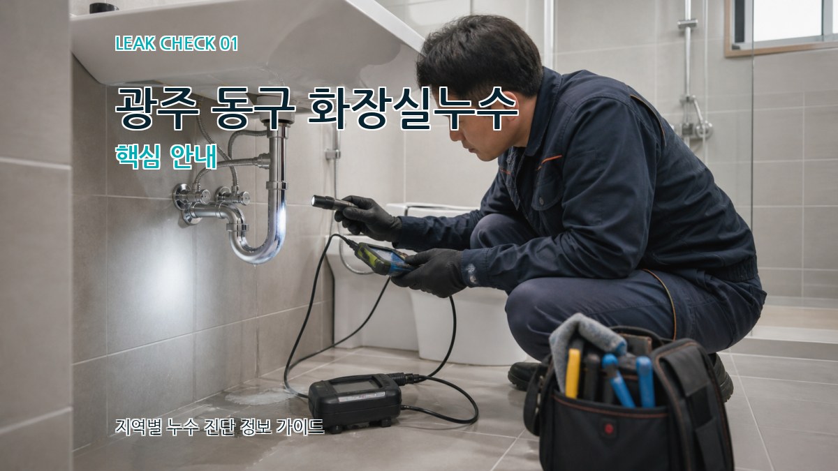 광주 동구 화장실누수