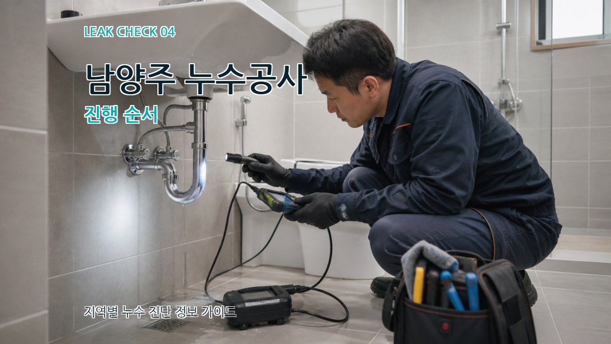 남양주 누수공사 진행 순서