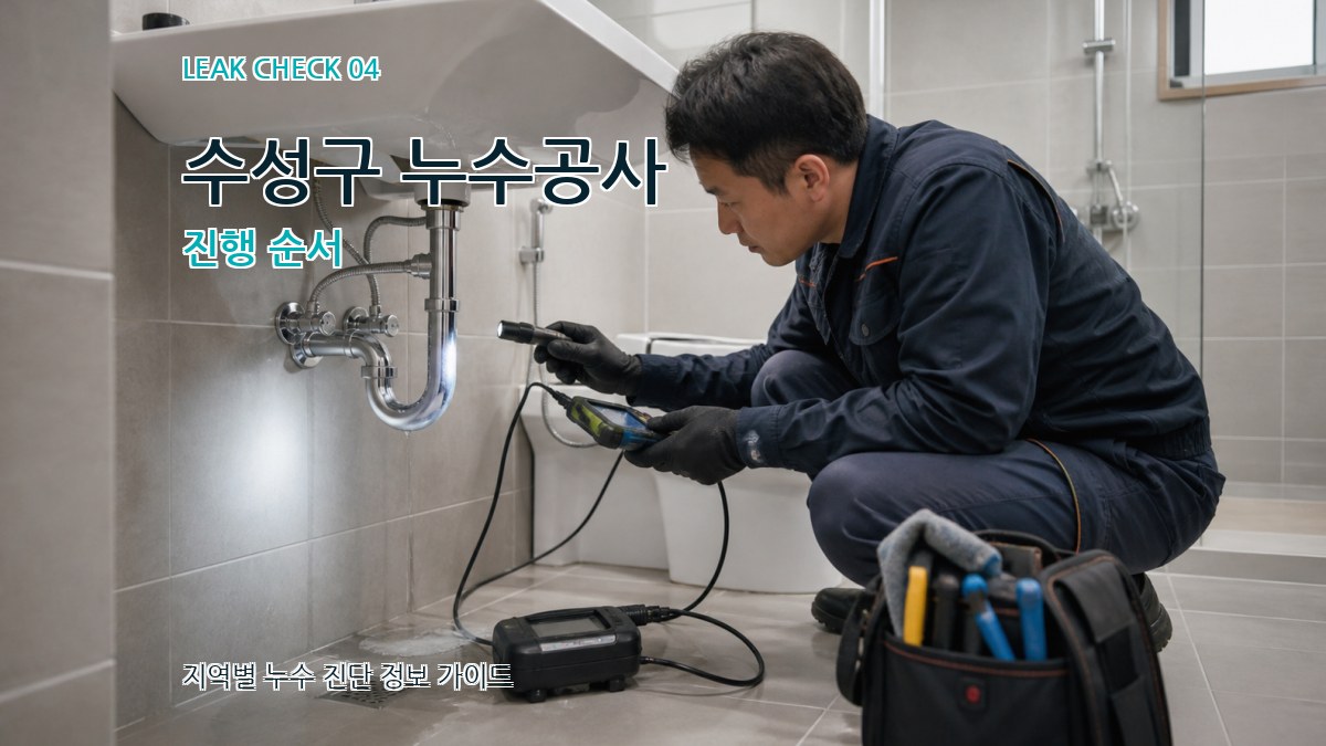 수성구 누수공사 진행 순서