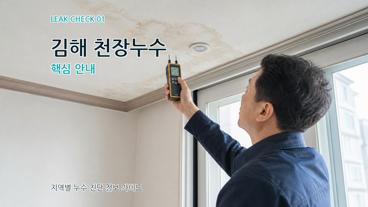 김해 천장누수