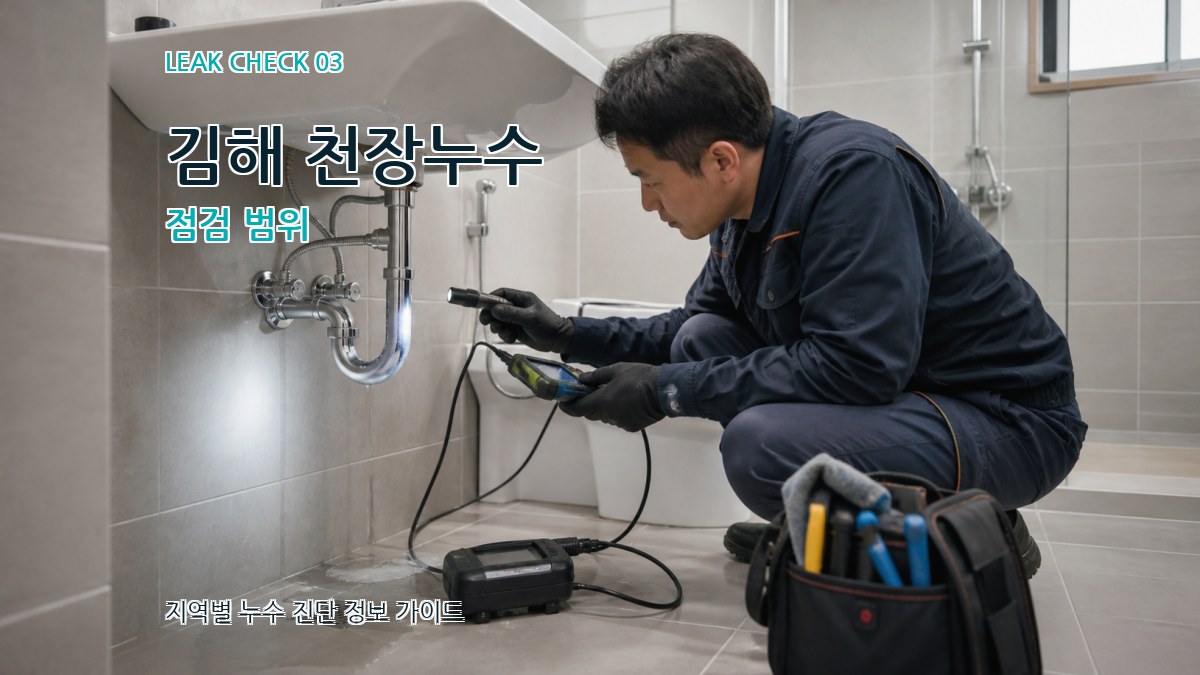 김해 천장누수 점검 범위