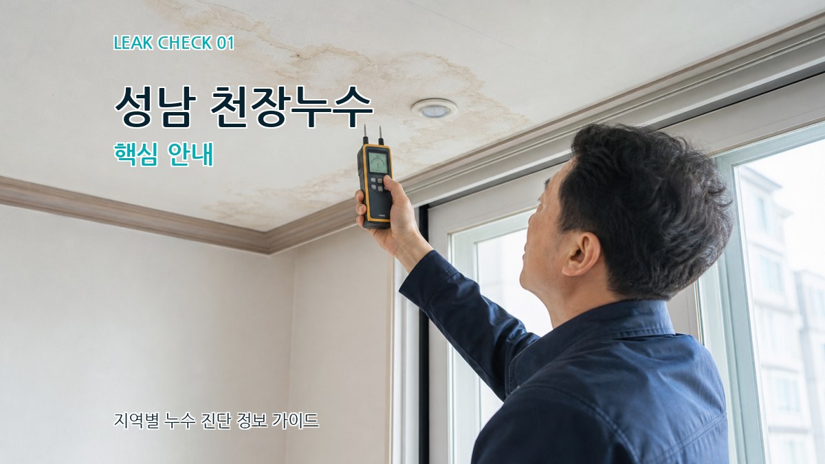 성남 천장누수