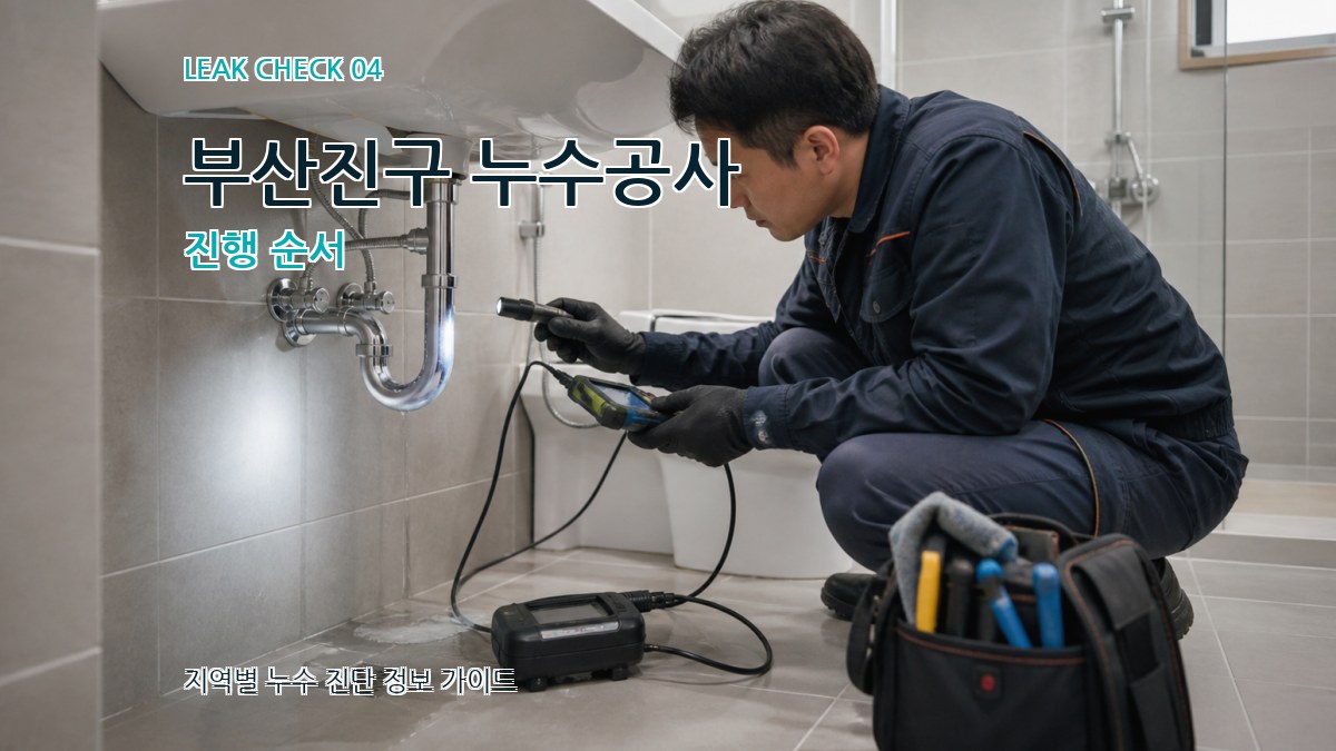 부산진구 누수공사 진행 순서
