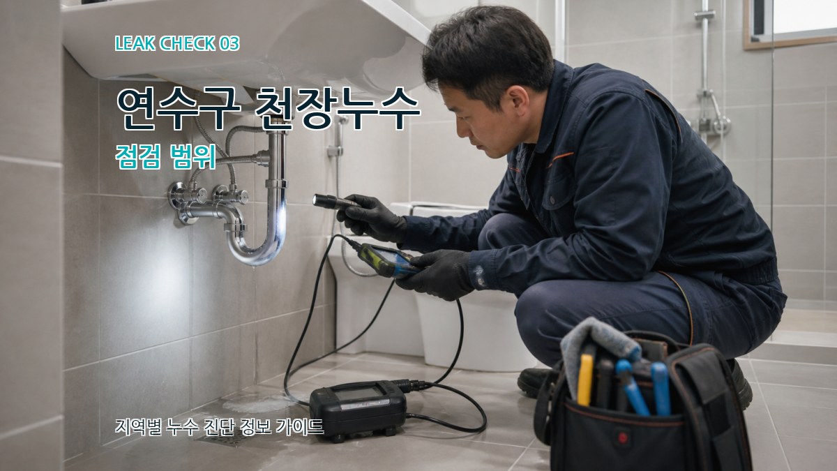 연수구 천장누수 점검 범위