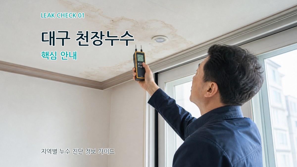 대구 천장누수